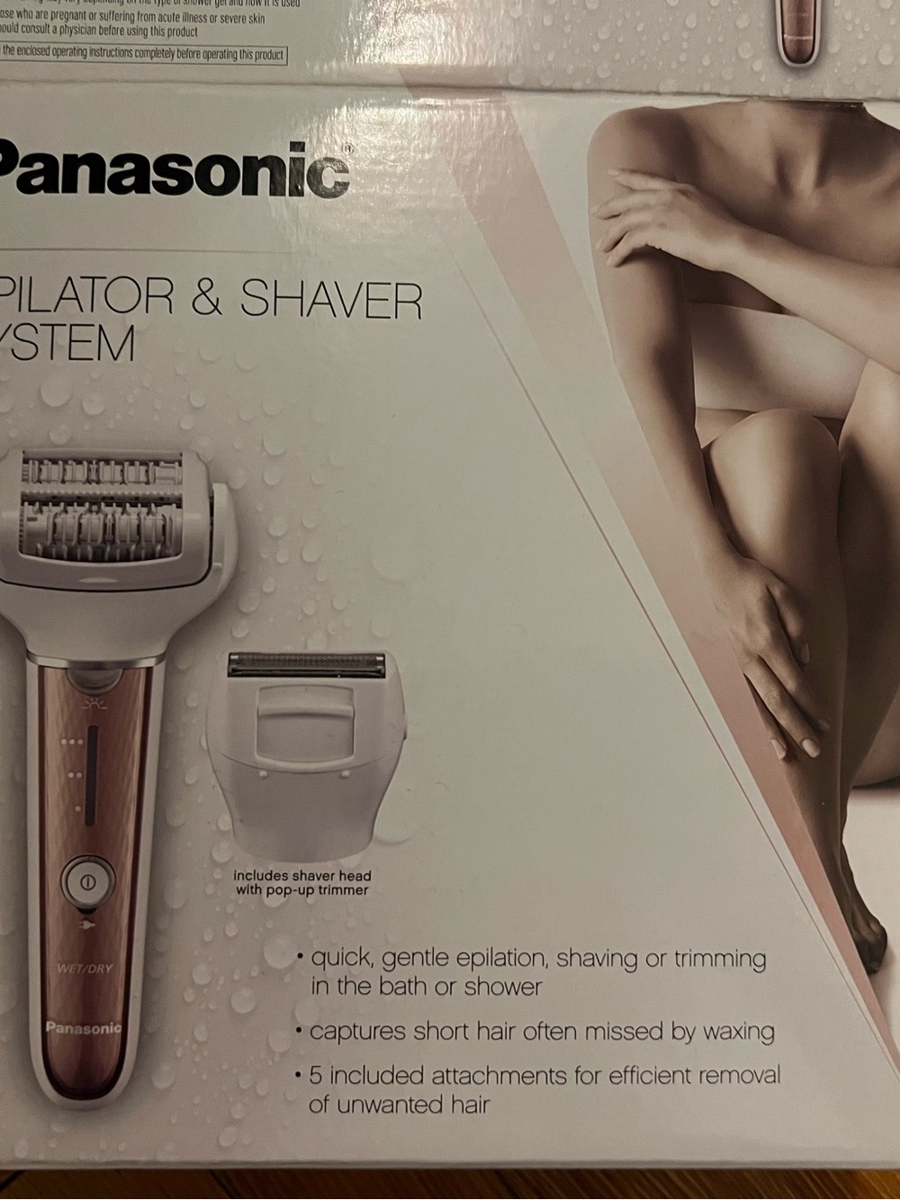 Panasonic Rose Gold Epilator & Shaver System